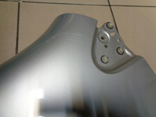 фото №11, Крыло левый перед ford tourneo connect 03-06 серебристый