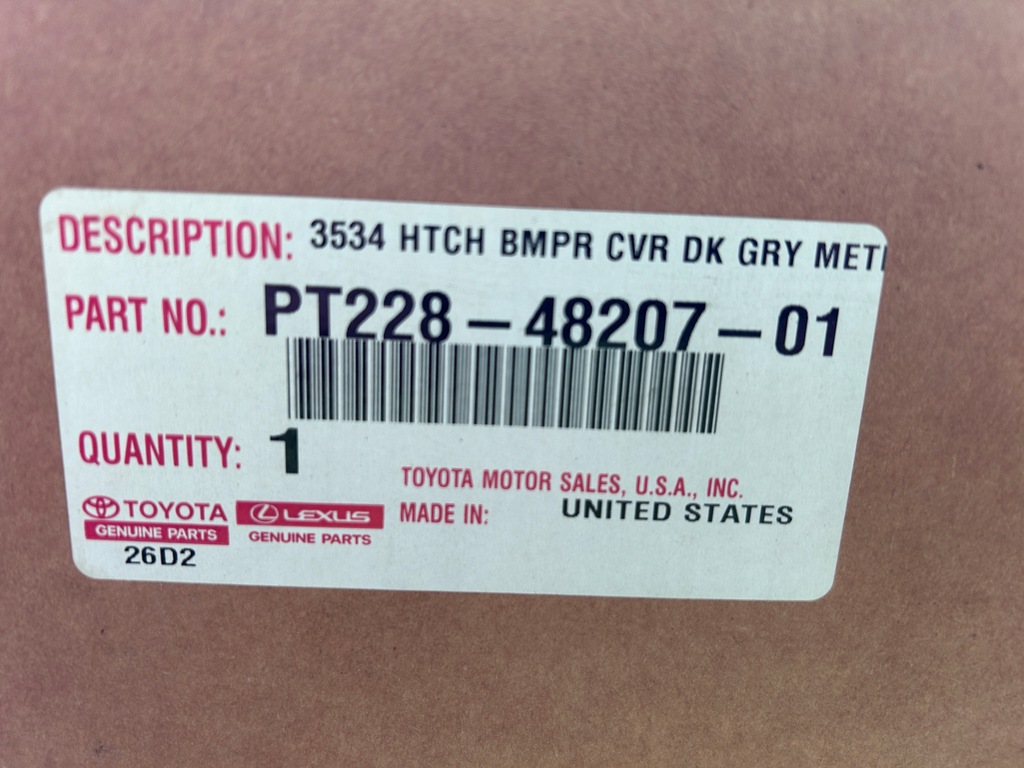 фото №10, Toyota highlander iv 20-24 бампер задня спойлер 52151-0e100 новий оригінал