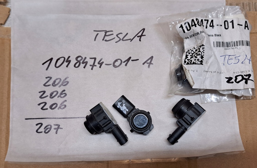 Купить Tesla s x датчик парковки pdc bosch 0263033337 1048474-01-a