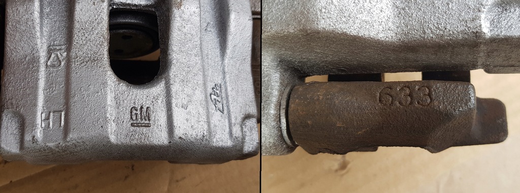 фото №16, Супорт гальмівний + скоба лівий задня / opel vectra c signum / перевірений