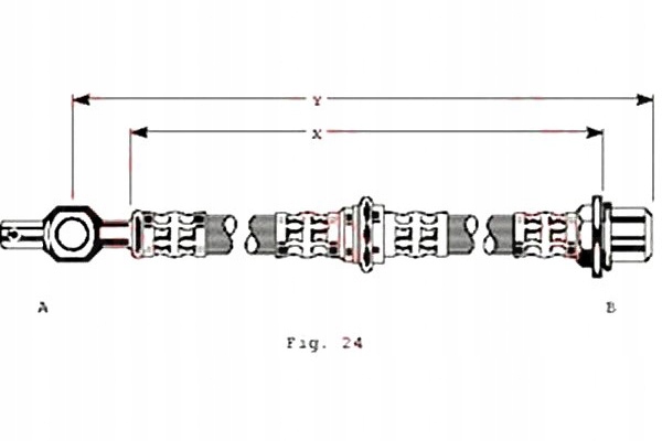 фото №1, Trw шланг гальмівний toyota carina ii 1.6 at171