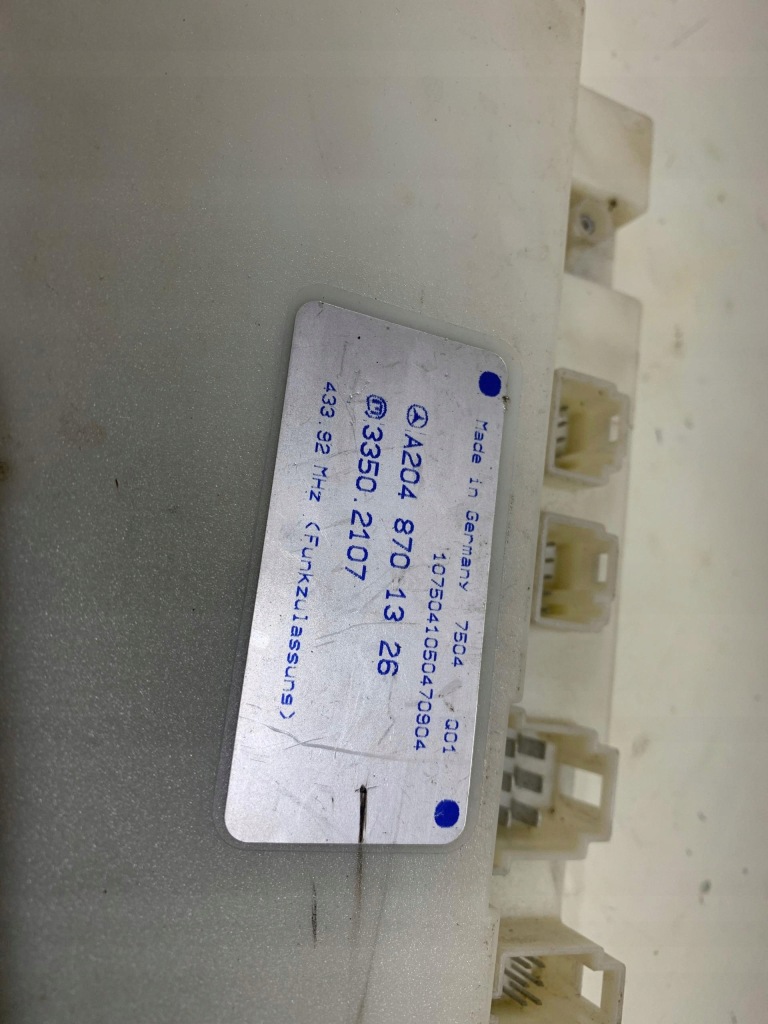 фото №4, Модуль блок керування mercedes w204 2048701326