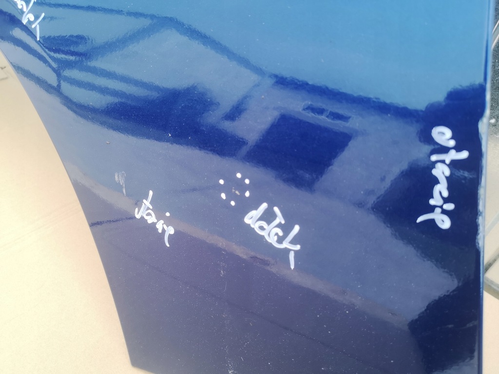 фото №10, Крыло левый перед bmw 3 e90 e91 381 lemansblau