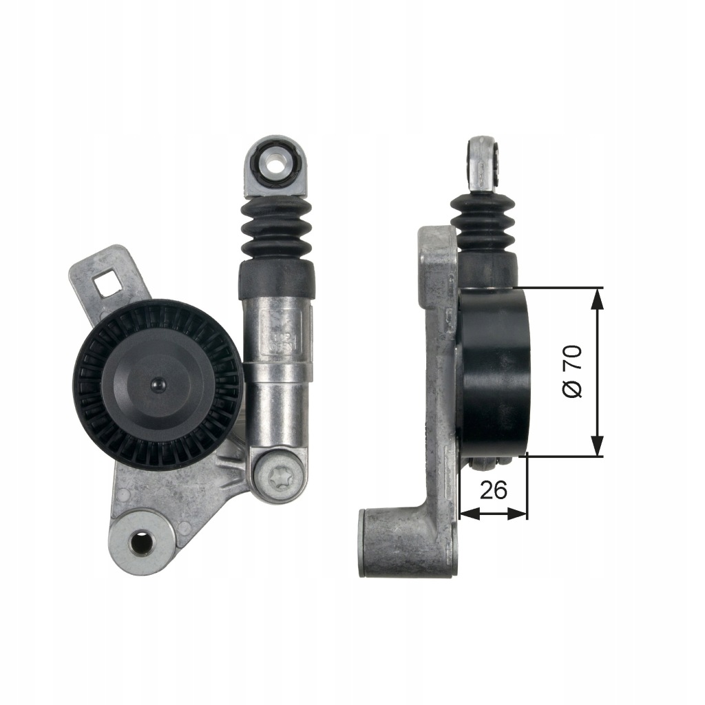 фото №1, Натягувач ремінь поліклиновий chrysler sebring dodge caravan gaz volga sibe