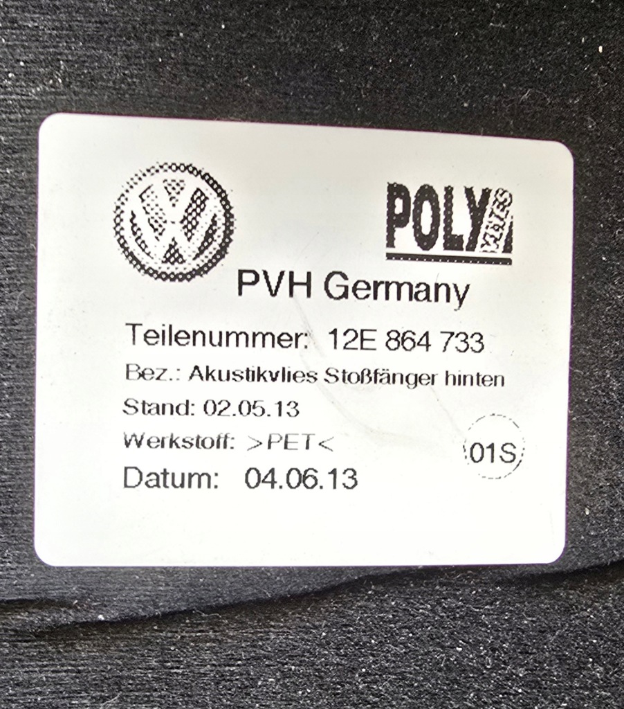 фото №10, Vw e-up up бампер задний задняя 3pdc lc9a