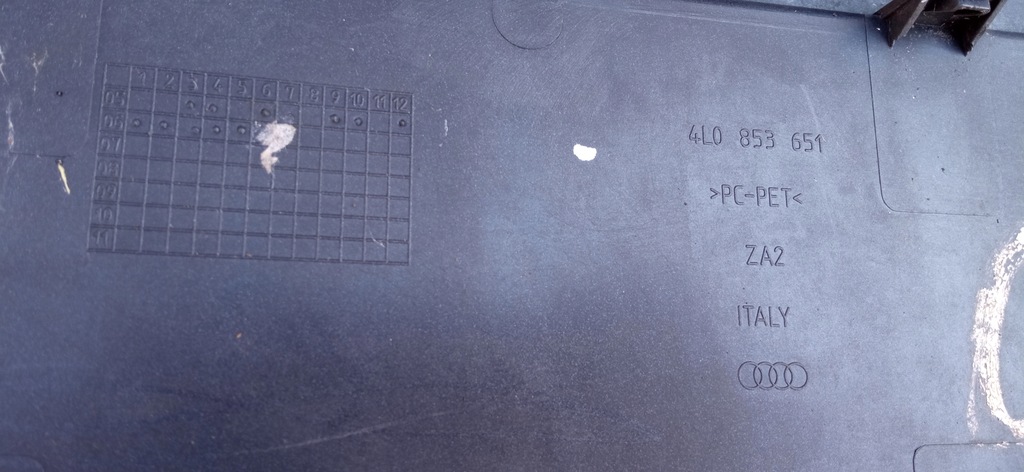 фото №12, Audi q7 4l 06- решётка радиатора решётка средняя решётка радиатора бампера перед 4l0853651