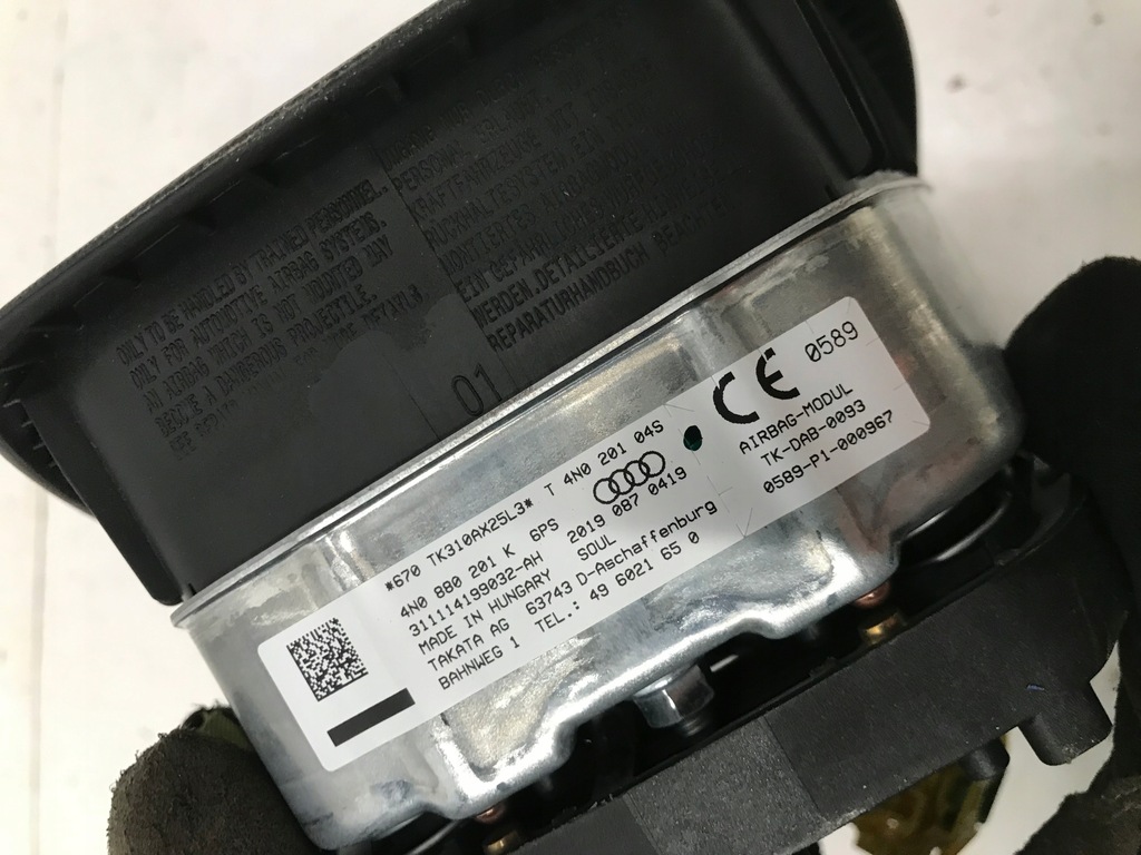 фото №6, Audi a6 a7 a8 d5 подушка водителя подушка безопасности оригинал