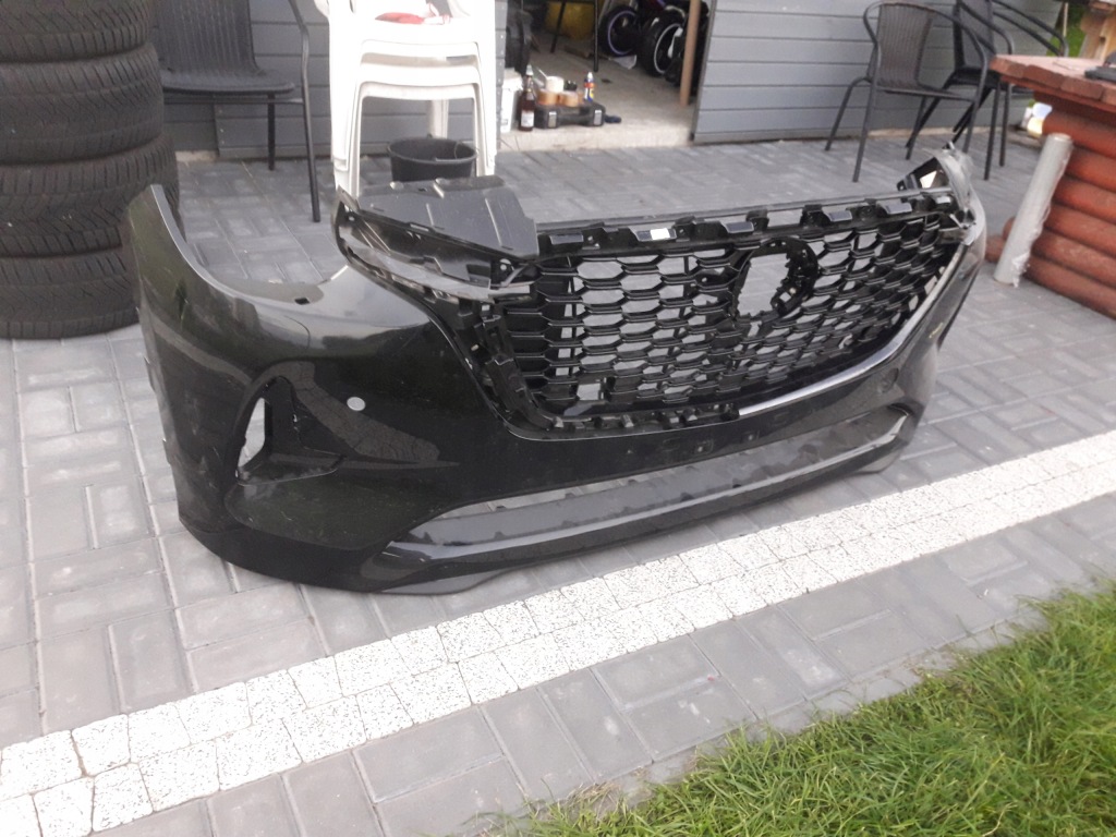 фото №7, Mazda cx60 cx 60 бампер перед оригінал решітка радіатора хром bardzo гарний колір 41w