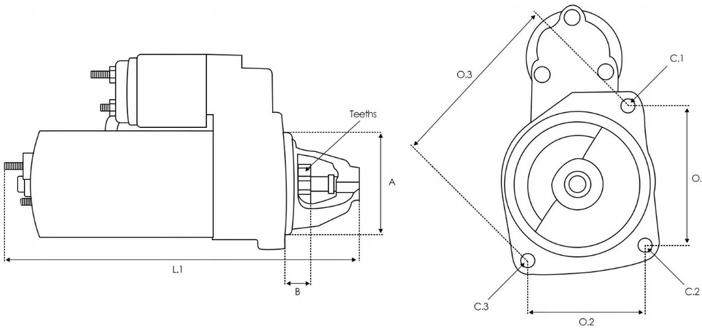 фото №10, Стартер toyota hilux 2,5 d-4d fortuner 3.0 hilux 3.0 as-pl s0718s