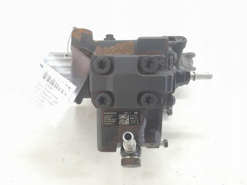 Renault nissan megane iii juke 1.5 dci 110km k9k636 насос впрыскная Недорого