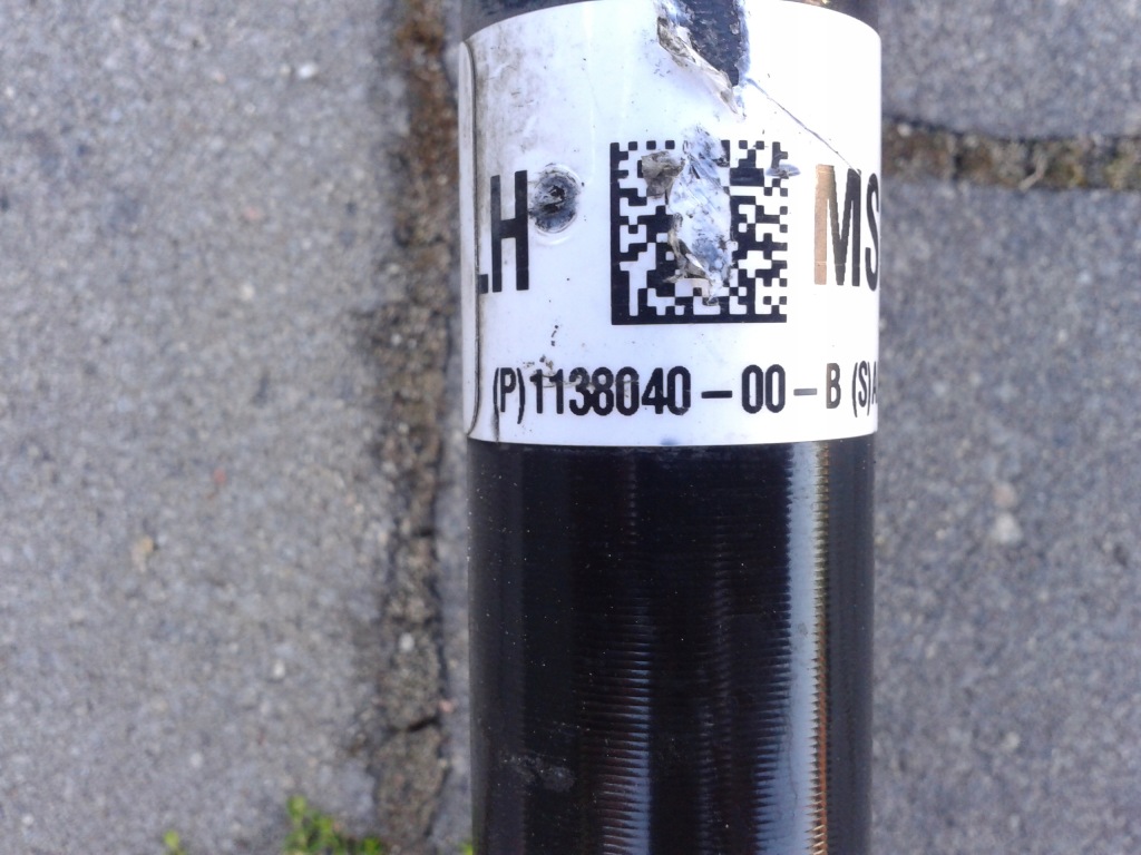 фото №3, Приводной вал левая перед tesla s 1138040-00-b