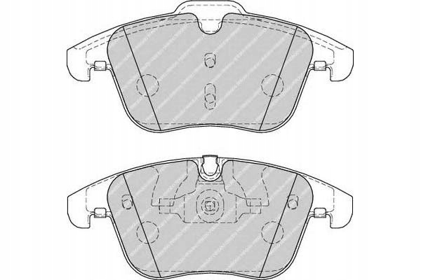 фото №1, Ferodo комплект гальмівних колодок ham. перед jaguar s-type, x