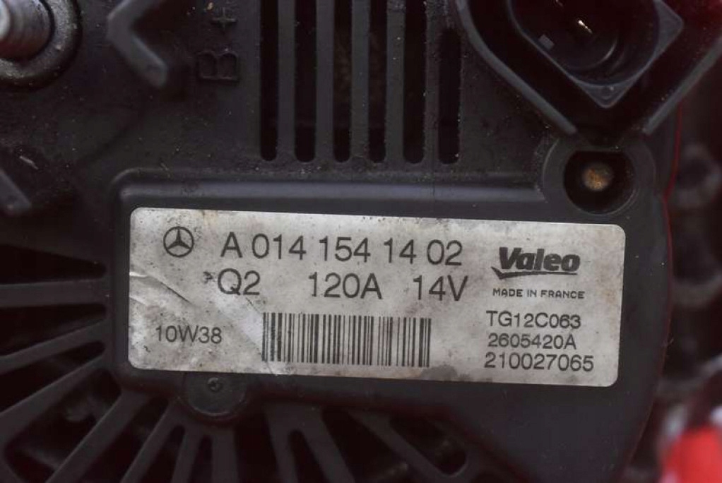 Генератор a0141541402 mercedes c-klasa w204 1.8 cgi 156 km 07-12 с Разборки
