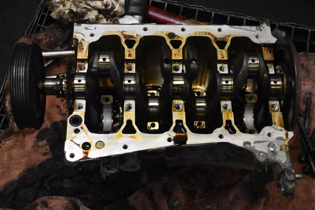 фото №9, Блок dół двигуна wał 1nr toyota yaris 2 ii 1.33 vvti 101 km 09-12