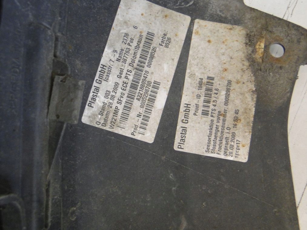 фото №15, Mercedes s klasa w221 221 lift бампер na датчики pts bez led