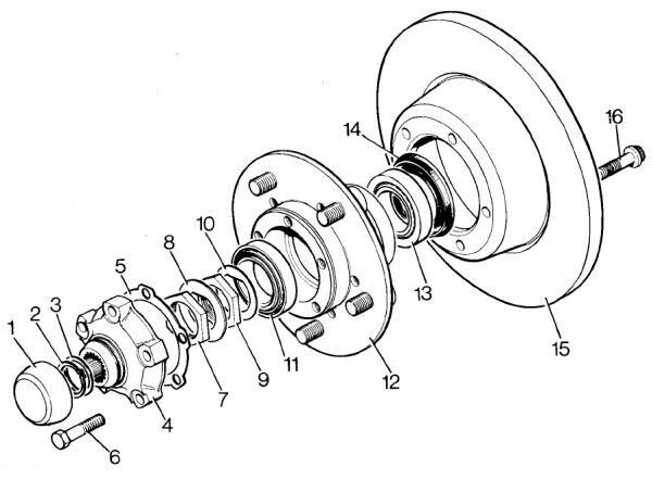 фото №2, Гайка ступица p/t do land rover defender discovery range rover classic