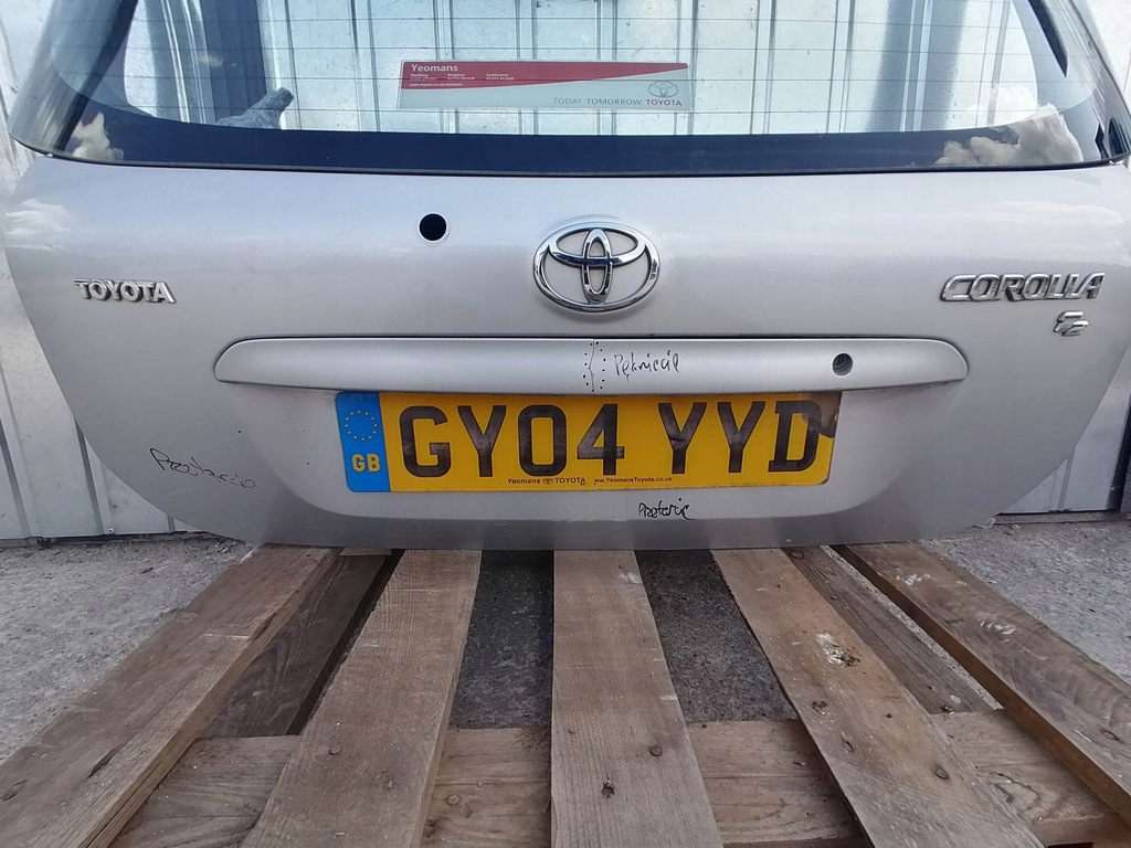 фото №7, Крышка багажника стекло задняя toyota corolla e12 hb 5d 02-04