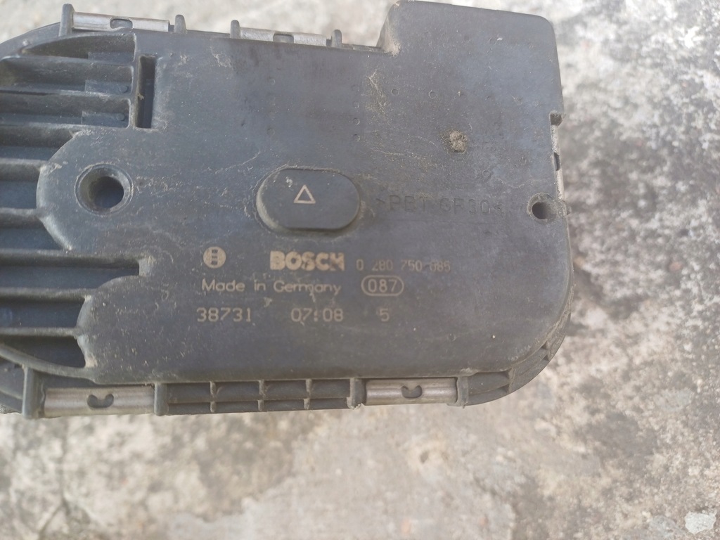 фото №6, Дроссельная заслонка bosch peugeot 307 1.6 16v 2003 r. 0280750085