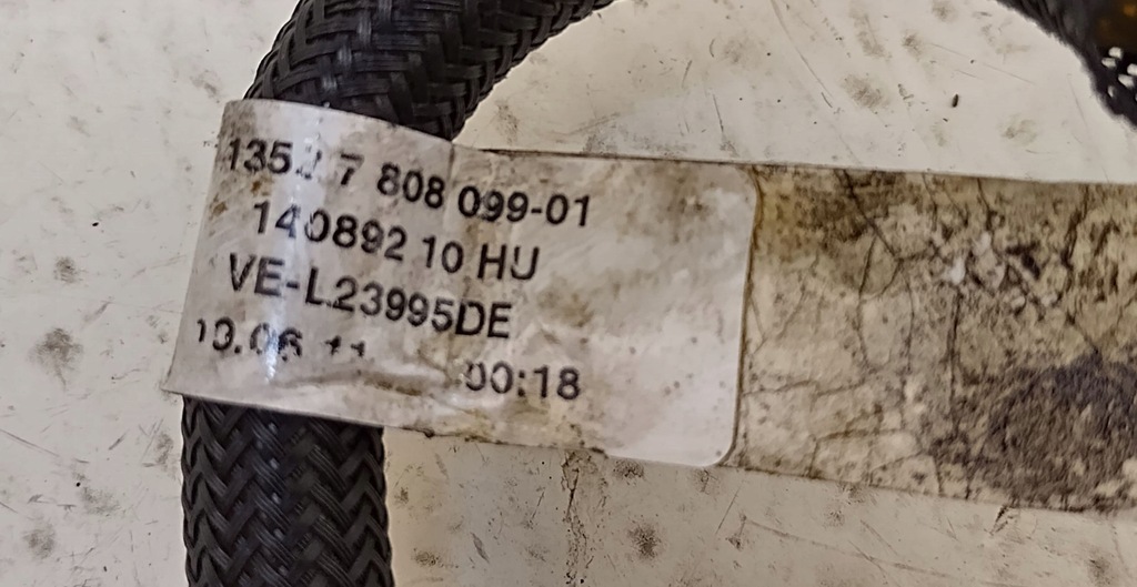 фото №8, Bmw x5 e70 lift 10-13 3.0 дизель n57d wąż шланг зливний пального 7799993