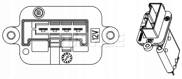 фото №11, Блок управления вентилятора opel meriva 03- abr88000p mahle