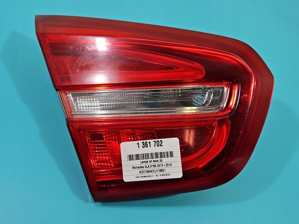Купить Лампа задний  задняя левая led gla x156 2013-2019 hb eu