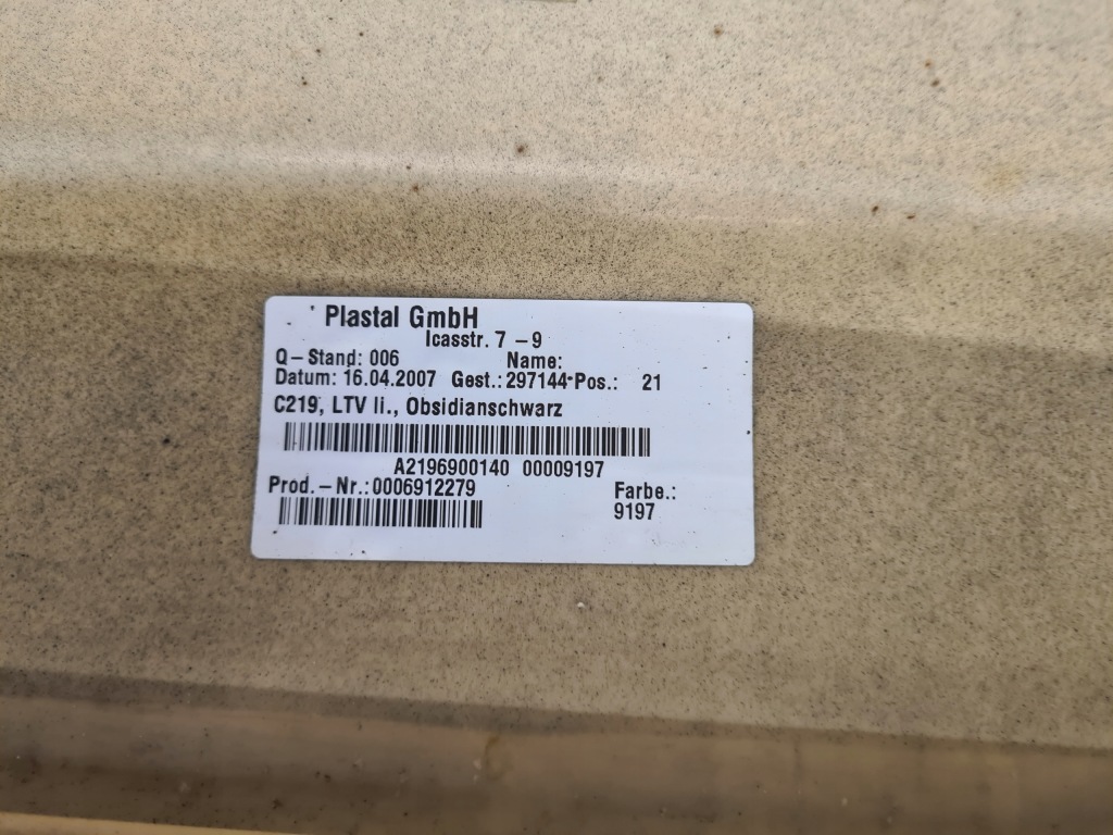 фото №6, Mercedes w219 молдинг порог левая c197