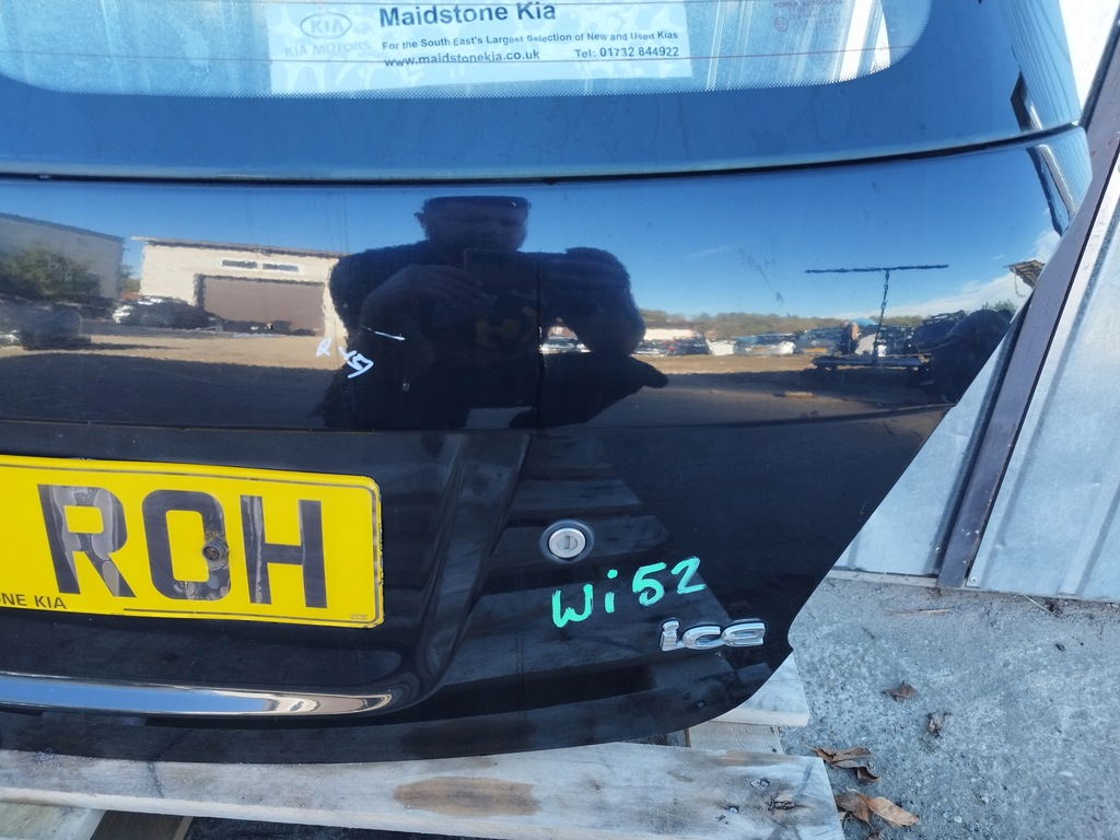 фото №8, Кришка багажника скло задня kia rio ii lata 2005-2011 czarna оригінал 5 двері 5d hb