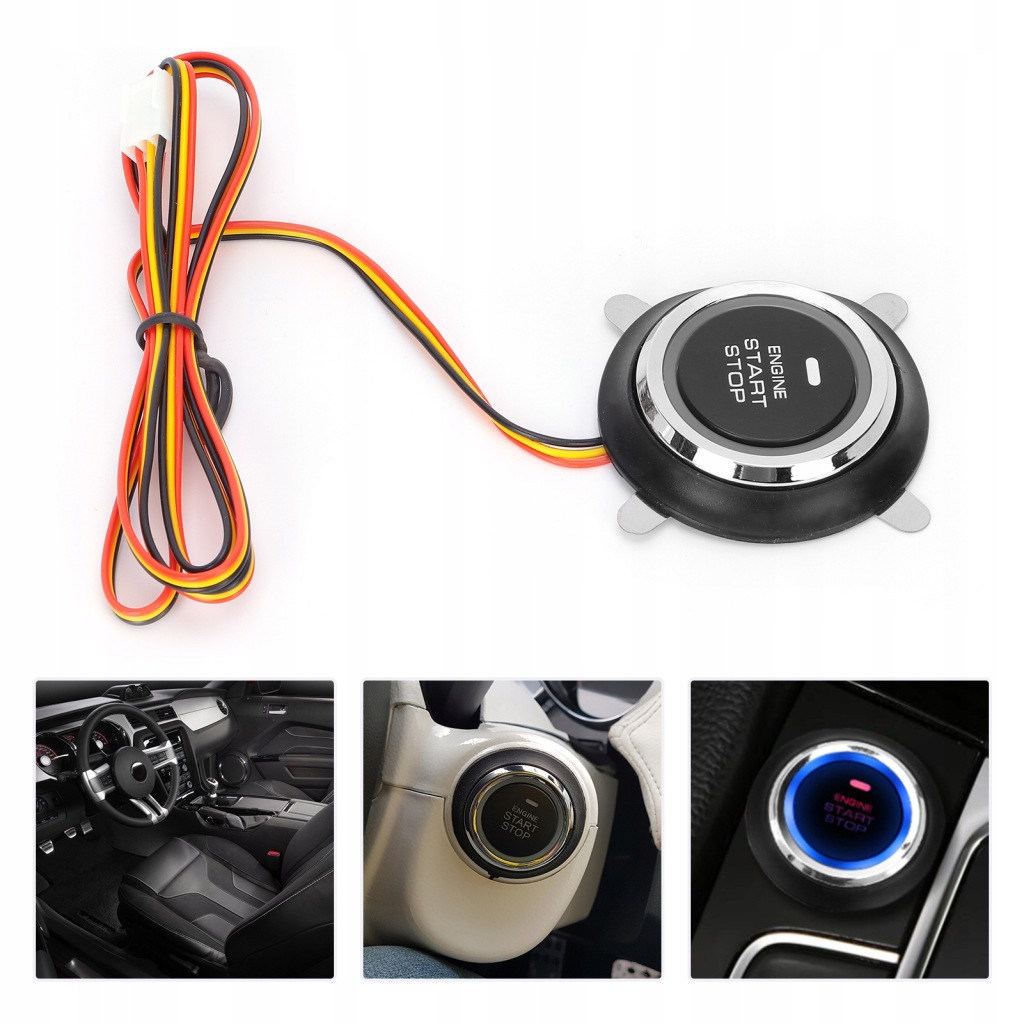 фото №3, 12 v двигатель запуск стоп push button универсальный