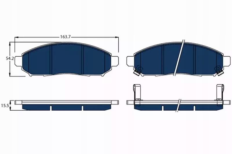 фото №2, Trw гальмівні колодки гальмівні gdb3520bte