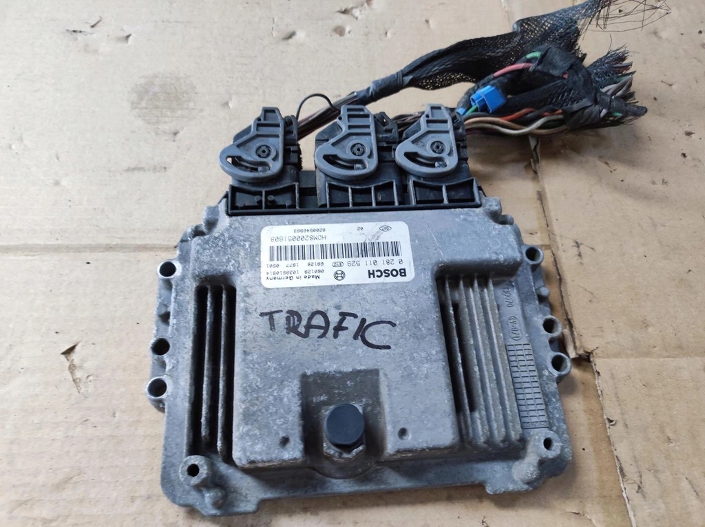 фото №1, Trafic ii бортовой компьютер блок управления двигателя 0281011529
