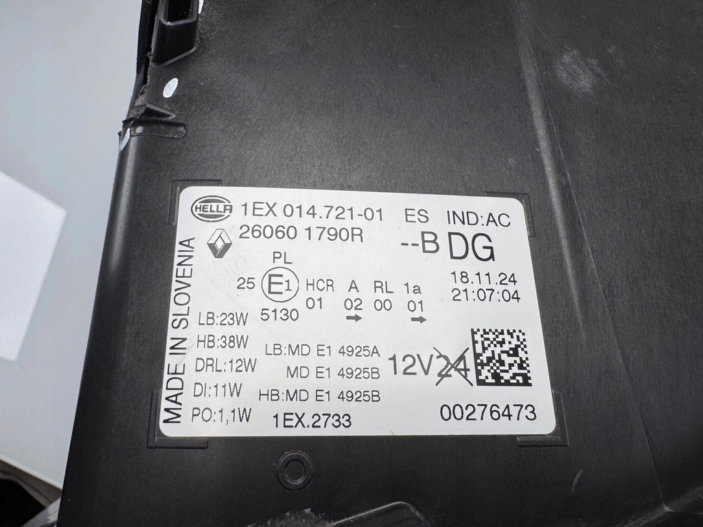 фото №8, Лампа ліва перед renault trafic iv full led