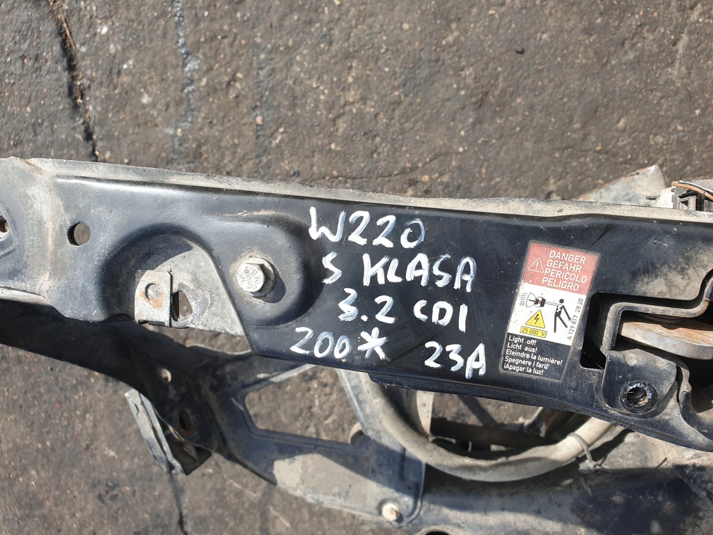 фото №9, Pas передній підсилювач передній mercedes-benz w220