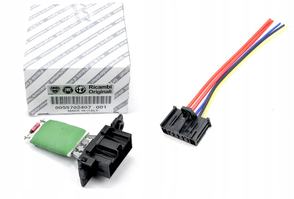 фото №15, Резистор вентилятор fiat оригінальний номер 55702407