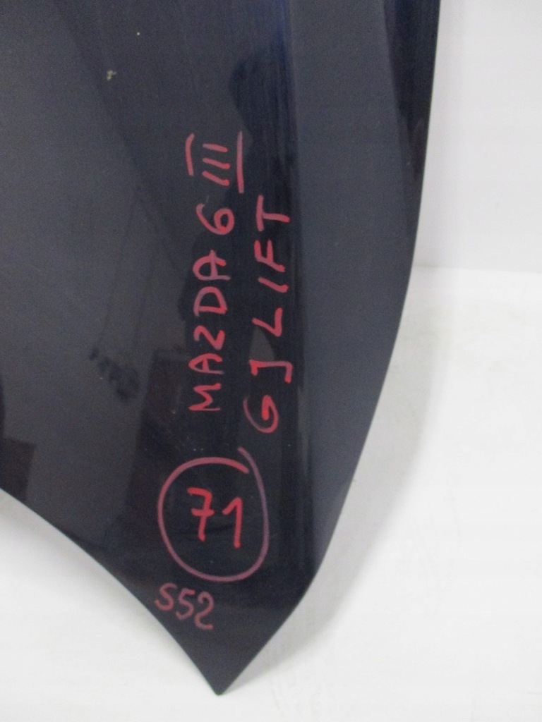 фото №12, Капот кришка двигуна mazda 6 iii gj lift