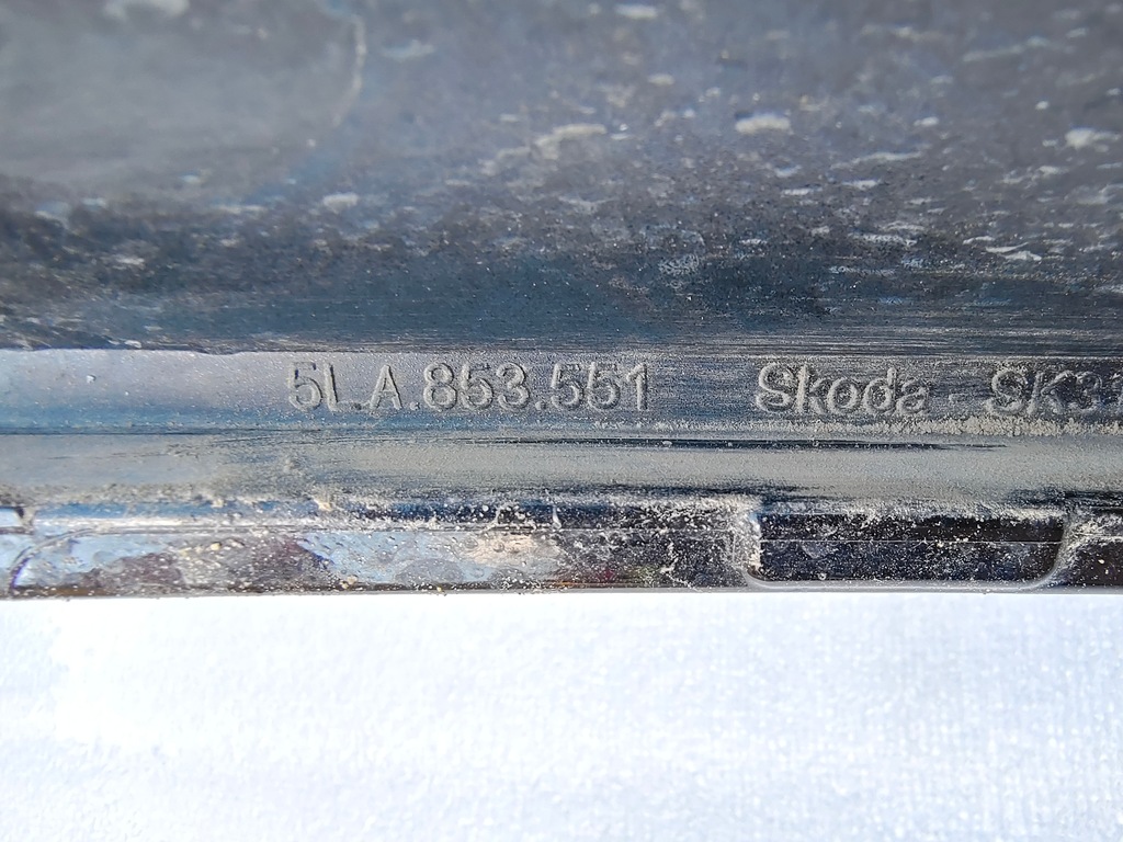 фото №8, Skoda enyaq спойлер накладка бампера перед 5la853551