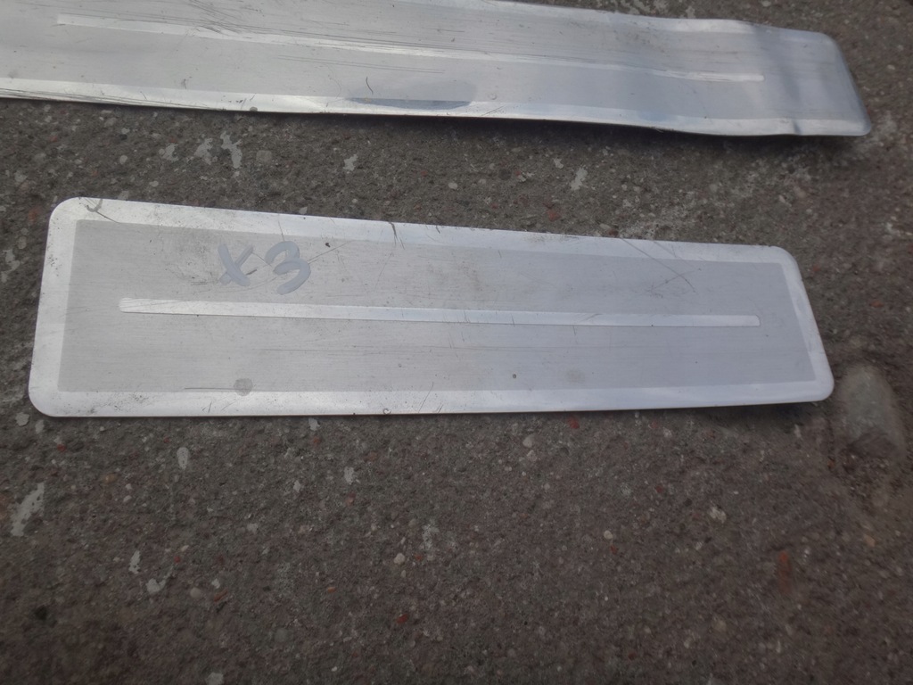 фото №4, Захист накладки порогові aluminiowe bmw x3 e83