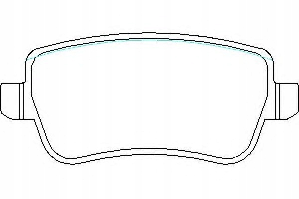 фото №1, Гальмівні колодки гальмівний. fiat croma 05- задня