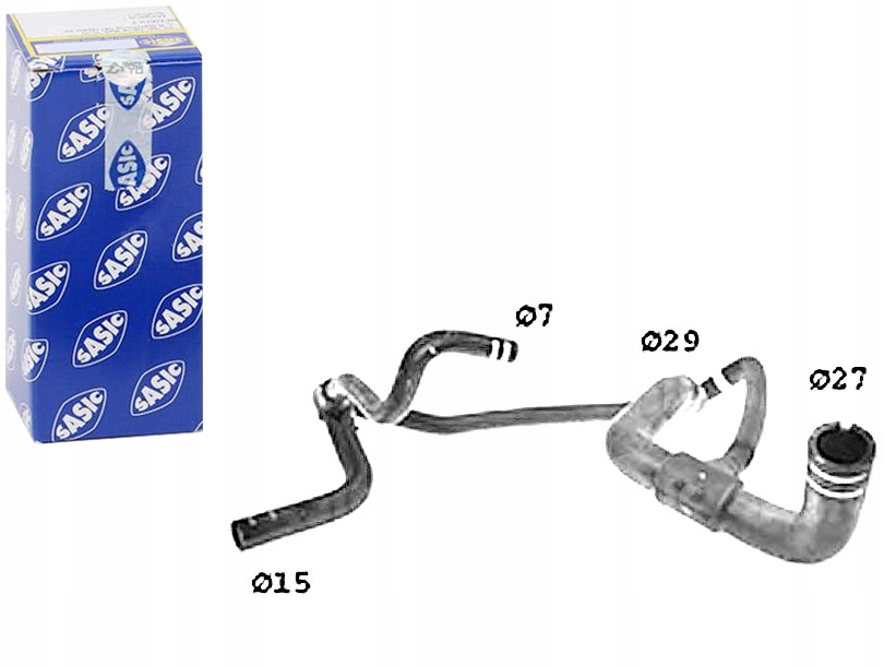 фото №1, Шланг радіатора fiat punto нижній sasic