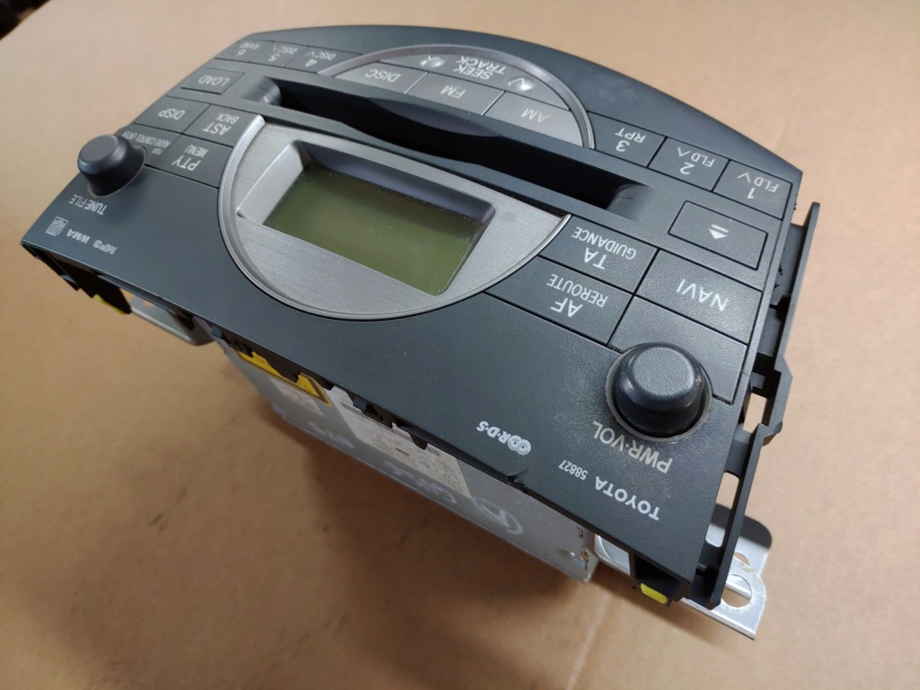 фото №6, Радиопроигрыватель радио заводской cd mp3 toyota rav4 iii lata 2005-2010
