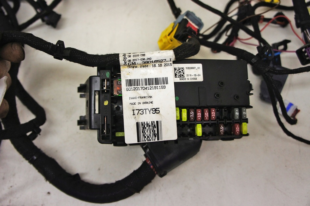 фото №11, Mf127 opel astra k v джгут салону панелі 39016527