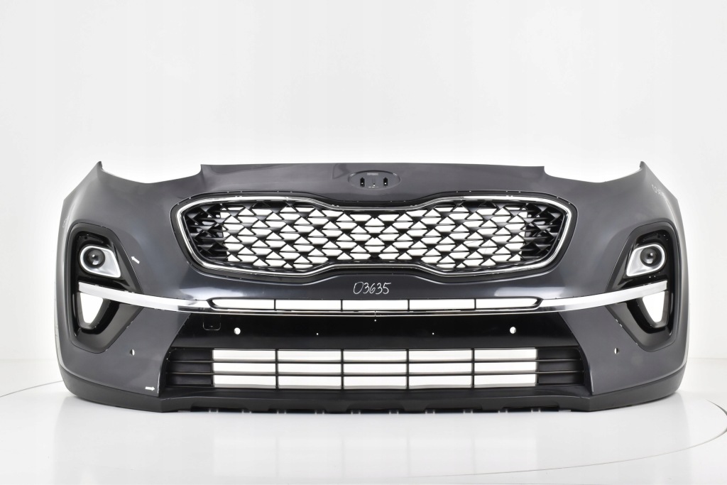 фото №1, Kia sportage iv lift 2019- бампер передний 4xpdc