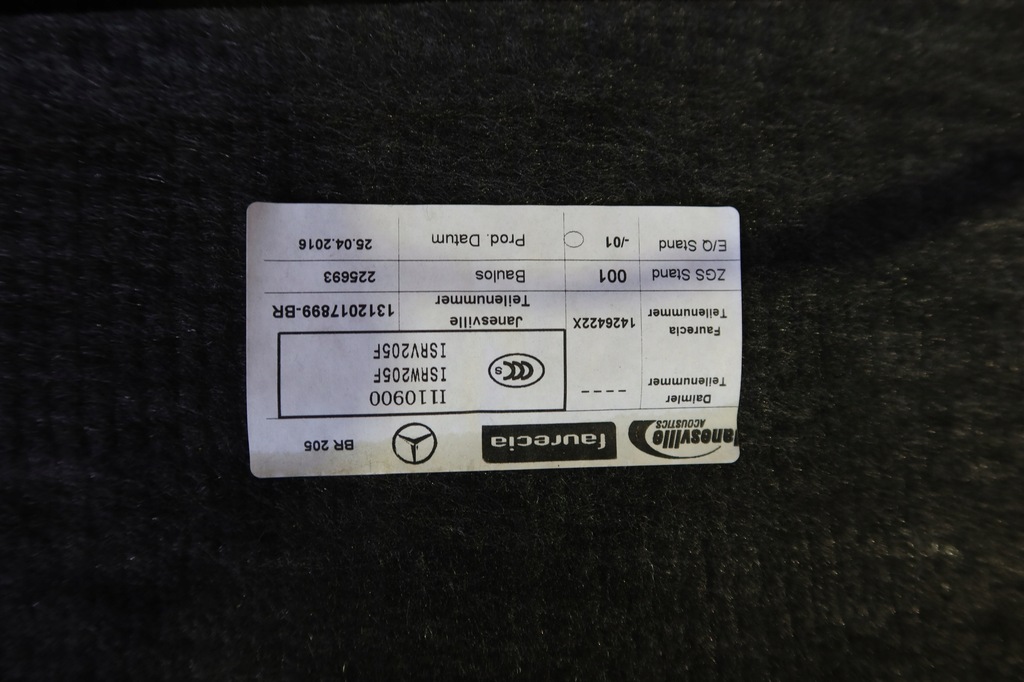 фото №14, Полиця багажника світло стоп w205 a2056905349