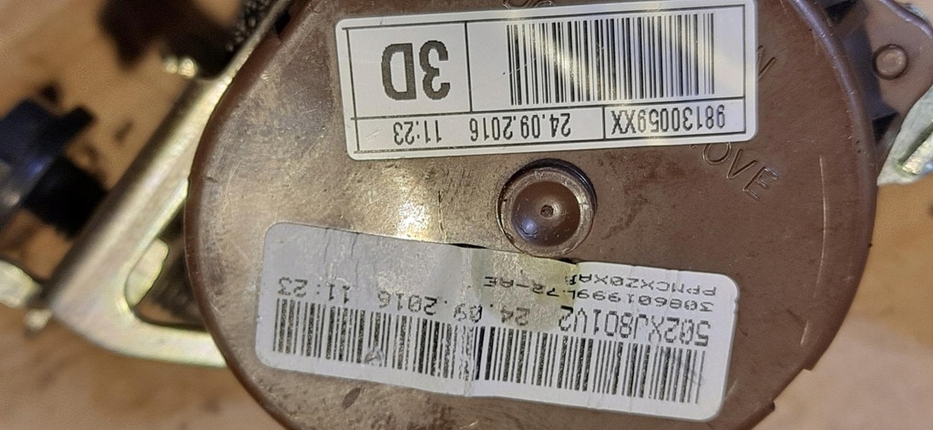 фото №5, Pas безпеки правий задня proace ii 98130059xx