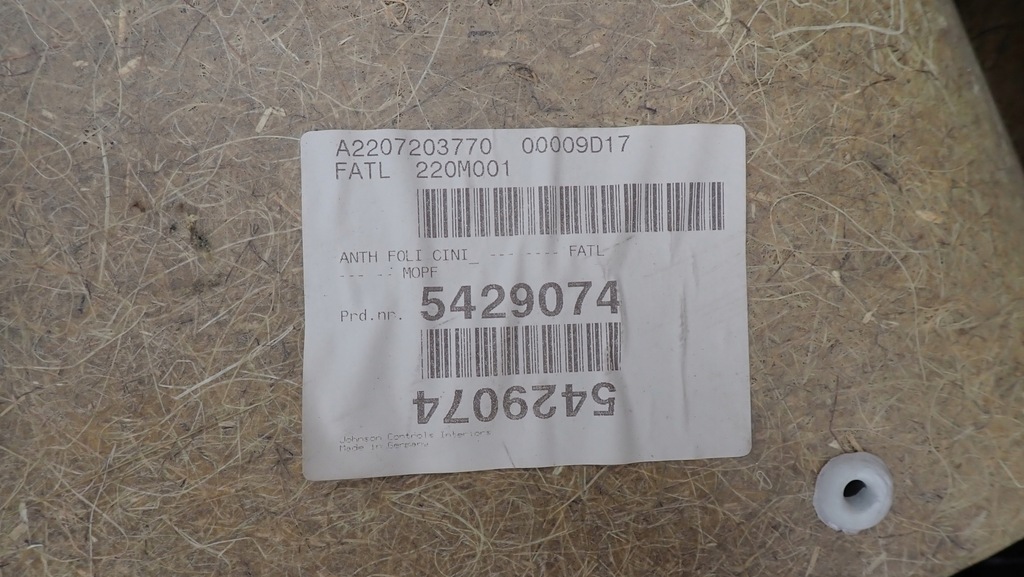 фото №11, Оббивка обшивка двері лівий перед mercedes w220 eu