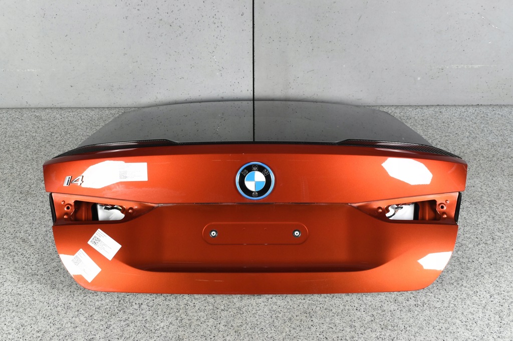 фото №7, Bmw 4 i4 g26 крышка багажника багажника задняя задняя цвет c1x sunset orange карбон