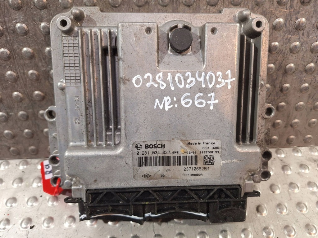 фото №1, Бортовой компьютер 0281034037 237109983r 237106626r renault trafic 1.6 dci
