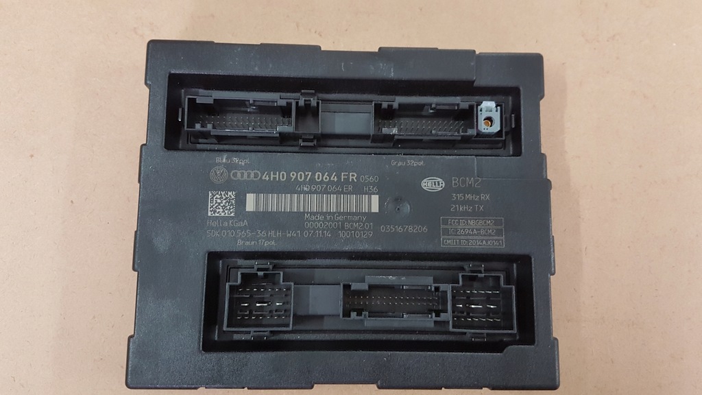 фото №1, Модуль комфорту audi 4h0907064fr