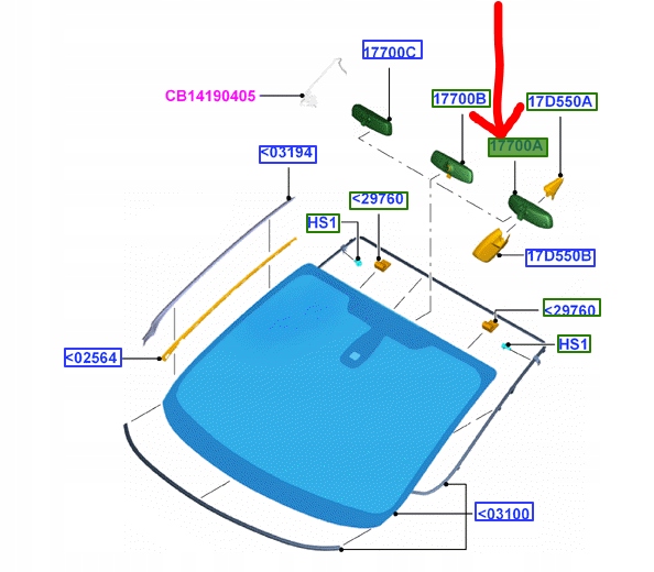 фото №1, Зеркало внутреннее ford универсальные