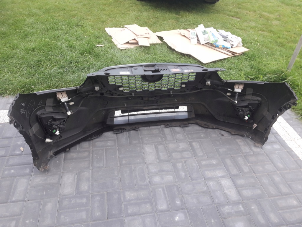 фото №12, Mazda cx5 2012-2015 бампер перед оригинал kompletny idealny цвет 16w