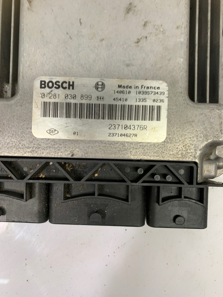фото №2, Бортовий комп'ютер двигуна renault 237104376r 0281030899